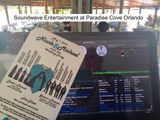 Soundwave Entertainment - Our Orlando Weddings - Paradise Cove - Orlando, FL
