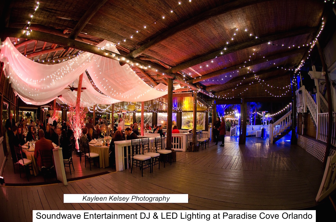 Paradise Cove Soundwave Entertainment Wedding Djs Led Lighting Design Orlando Djs Orlando Fl