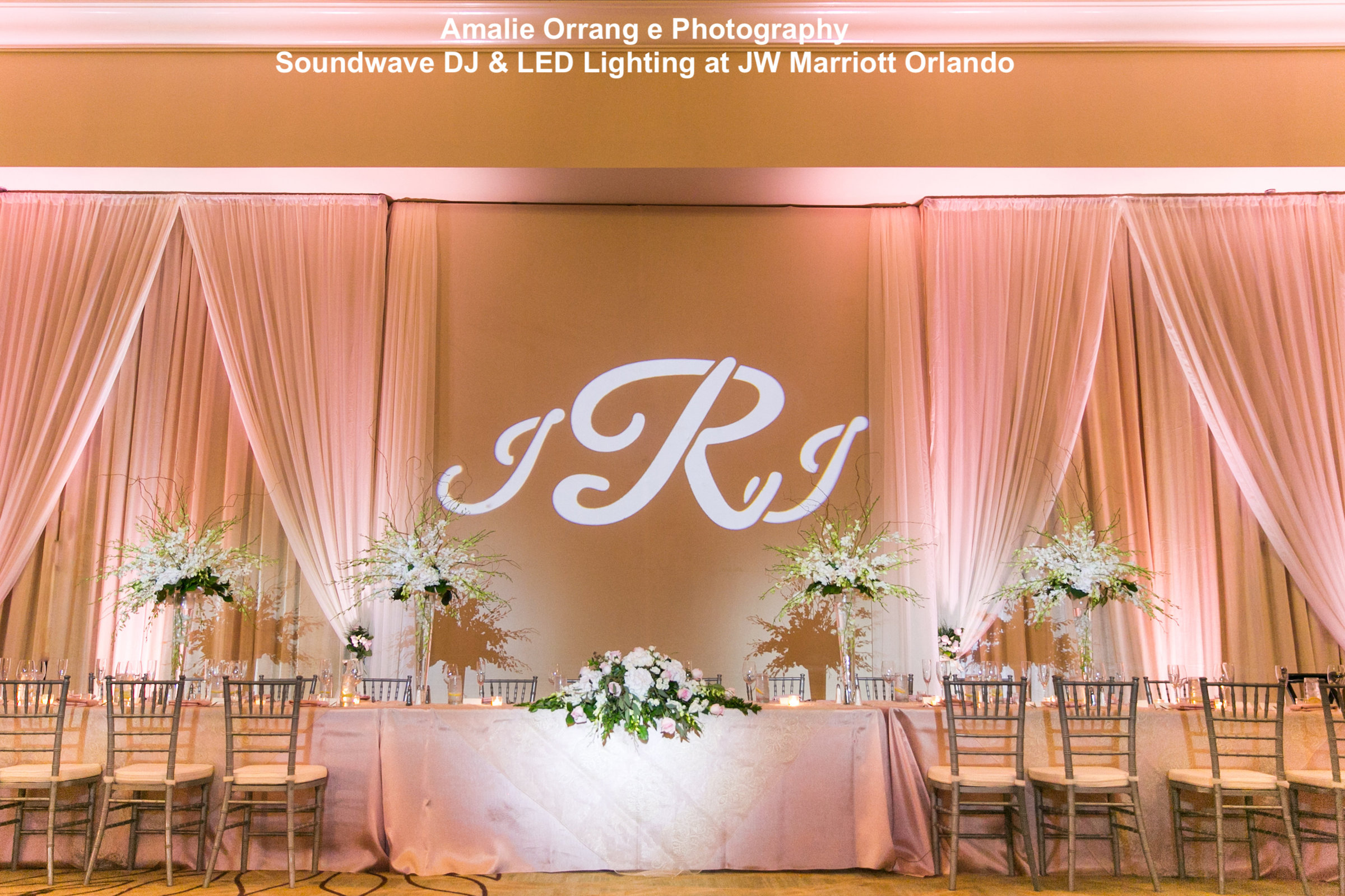 orlando wedding venue - orlando led wedding lighting - soundwave entertainment - orlando, fl