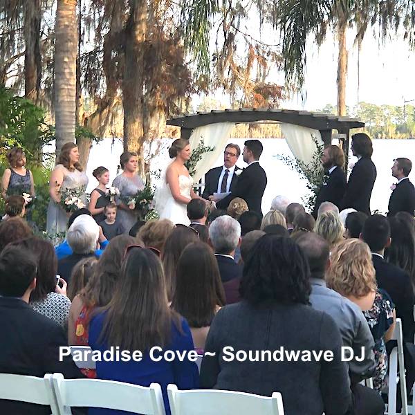 paradise cove - orlando wedding venue - orlando wedding dj - soundwave