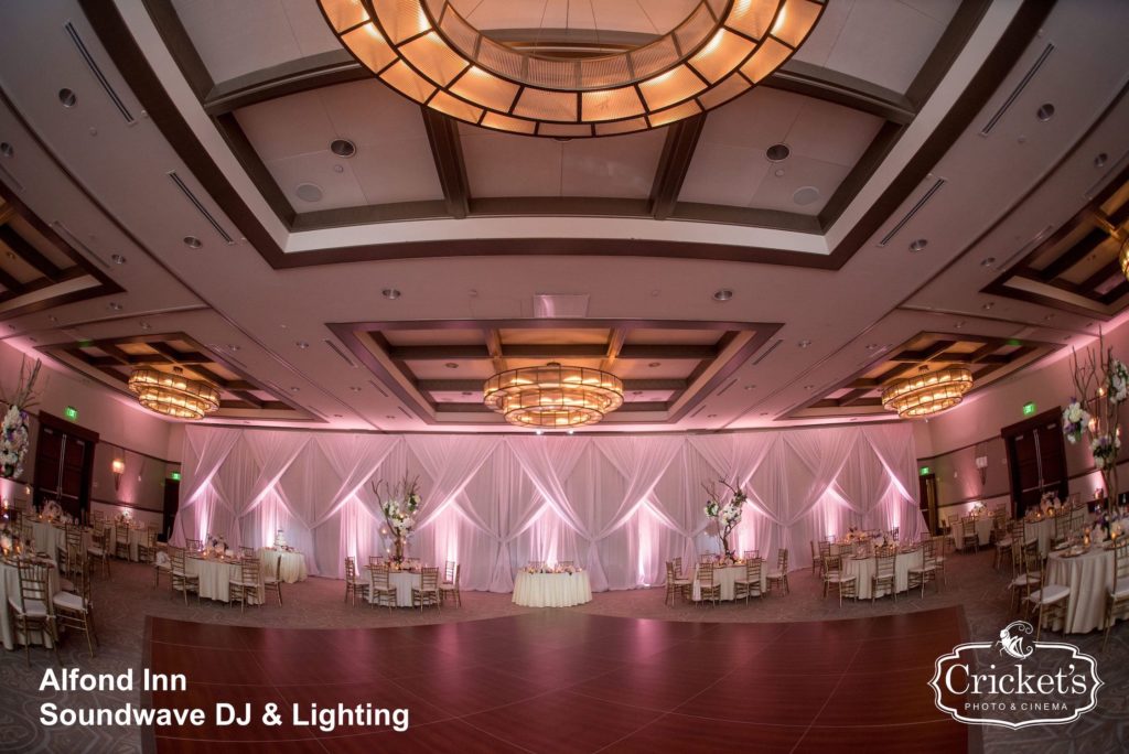 alfond inn - orlando wedding venue - orlando wedding lighting - orlando dj - orlando djs - soundwave dj - soundwave entertainment
