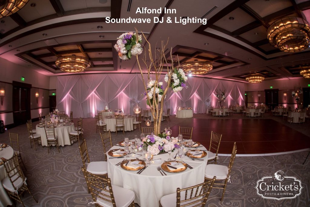 alfond inn - orlando wedding venue - orlando wedding lighting - orlando dj - orlando djs - soundwave dj - soundwave entertainment