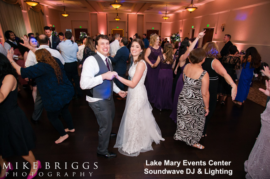 Lake Mary Events Center - orlando wedding venue - orlando wedding dj - orlando dj - soundwave entertainment - soundwave dj - orlando wedding lighting - orlando dj company