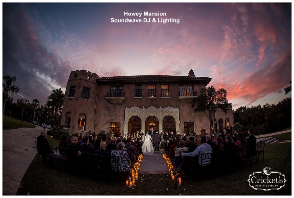 The Howey Mansion- orlando wedding venue - orlando wedding dj - orlando dj - soundwave entertainment - soundwave dj - orlando wedding lighting - orlando dj company