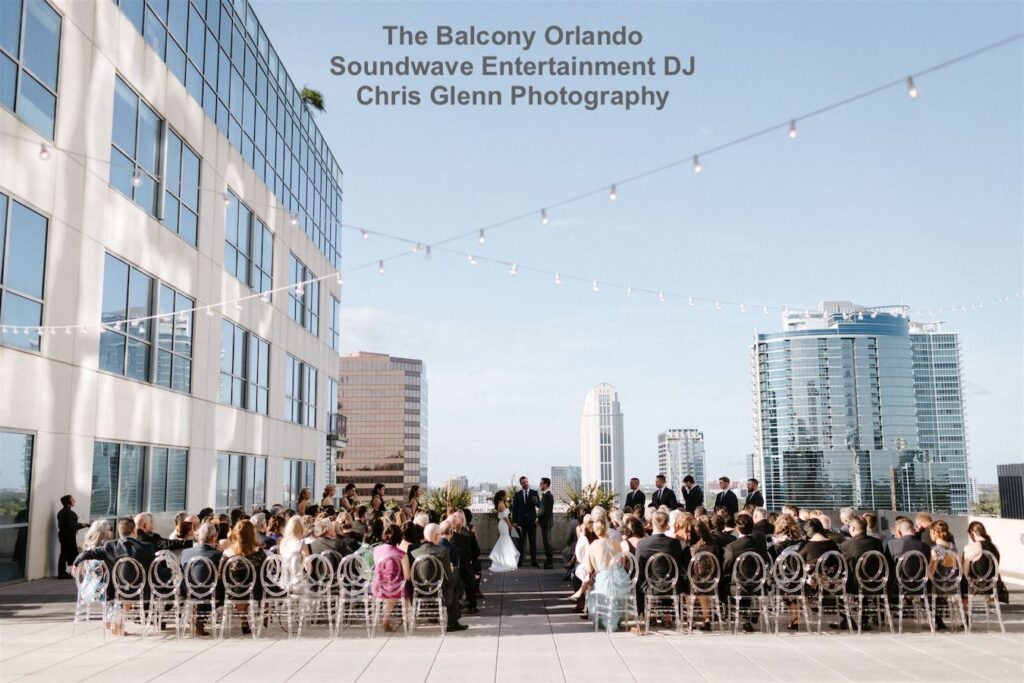 The Balcony Orlando wedding with Soundwave Entertainment DJ Ray Vales
