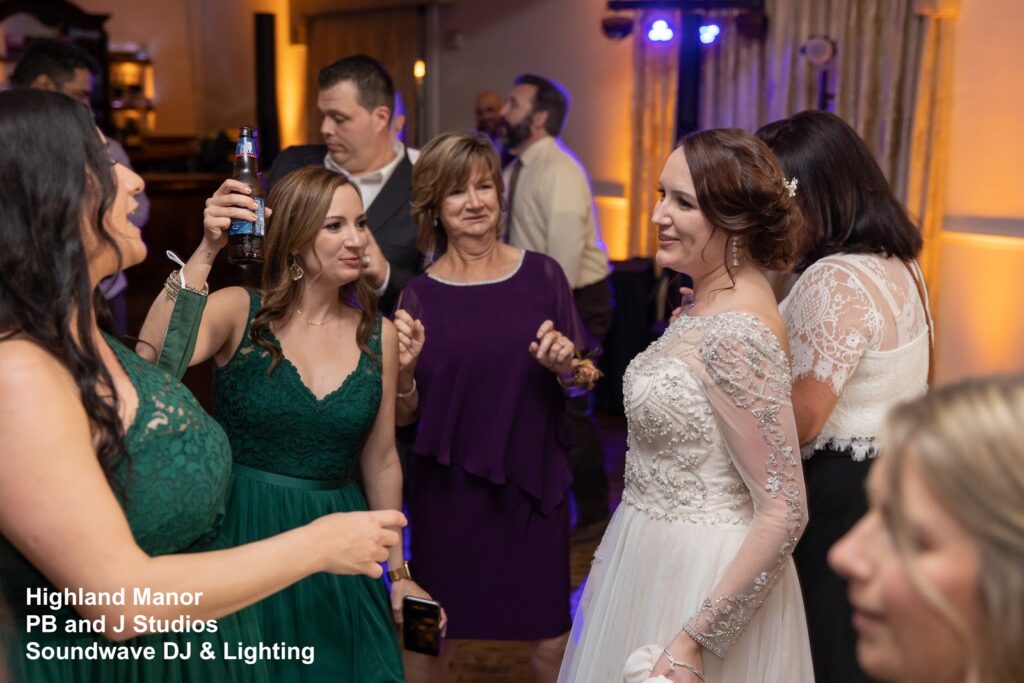 Bride Dancing with Bridesmaids