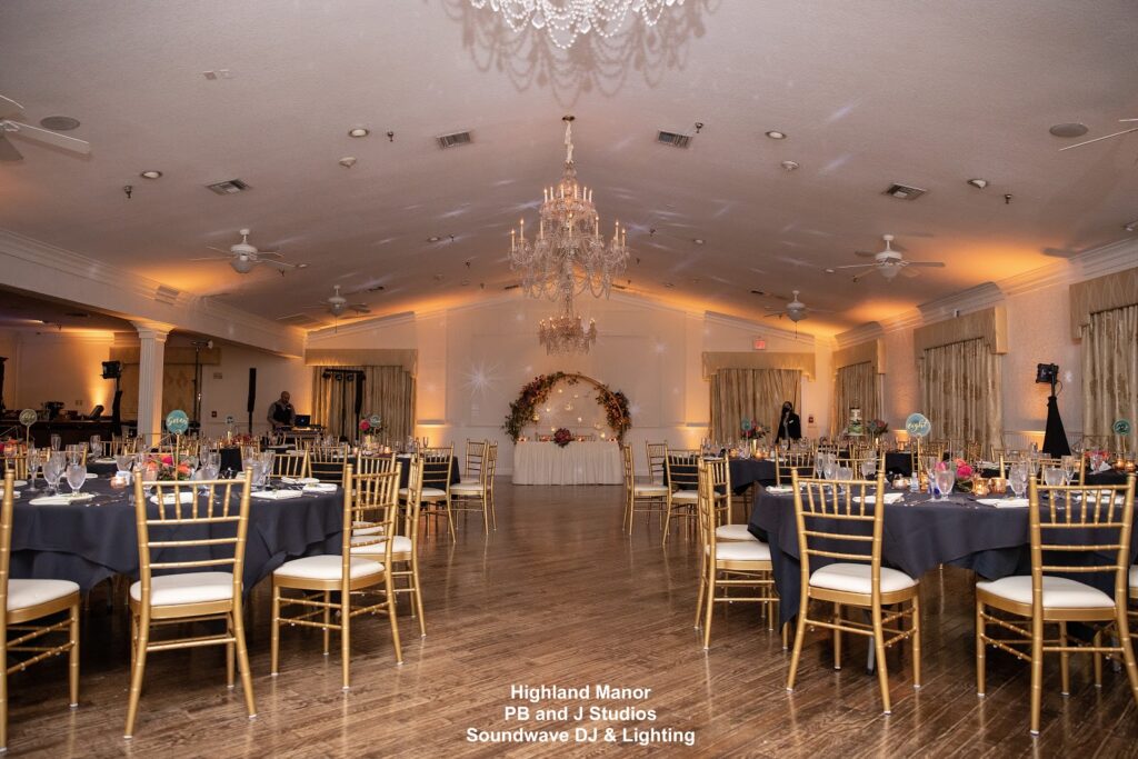 Highland Manor Wedding Reception